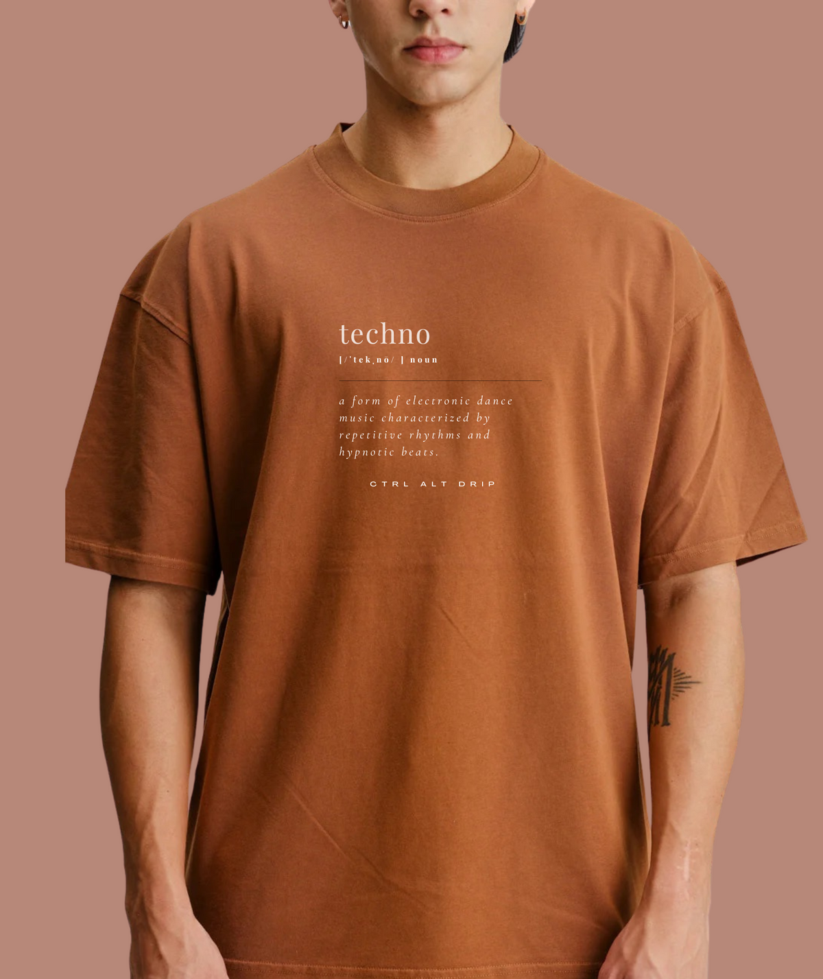 Techno: Music Without Borders · Brown · Front