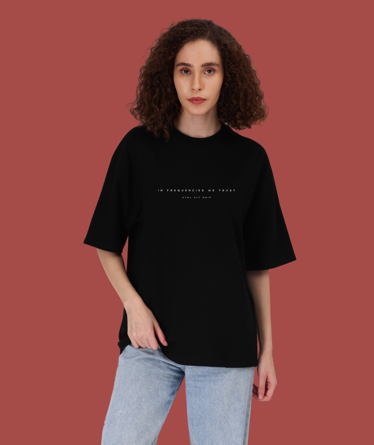 In Frequencies We Trust · Black · Front