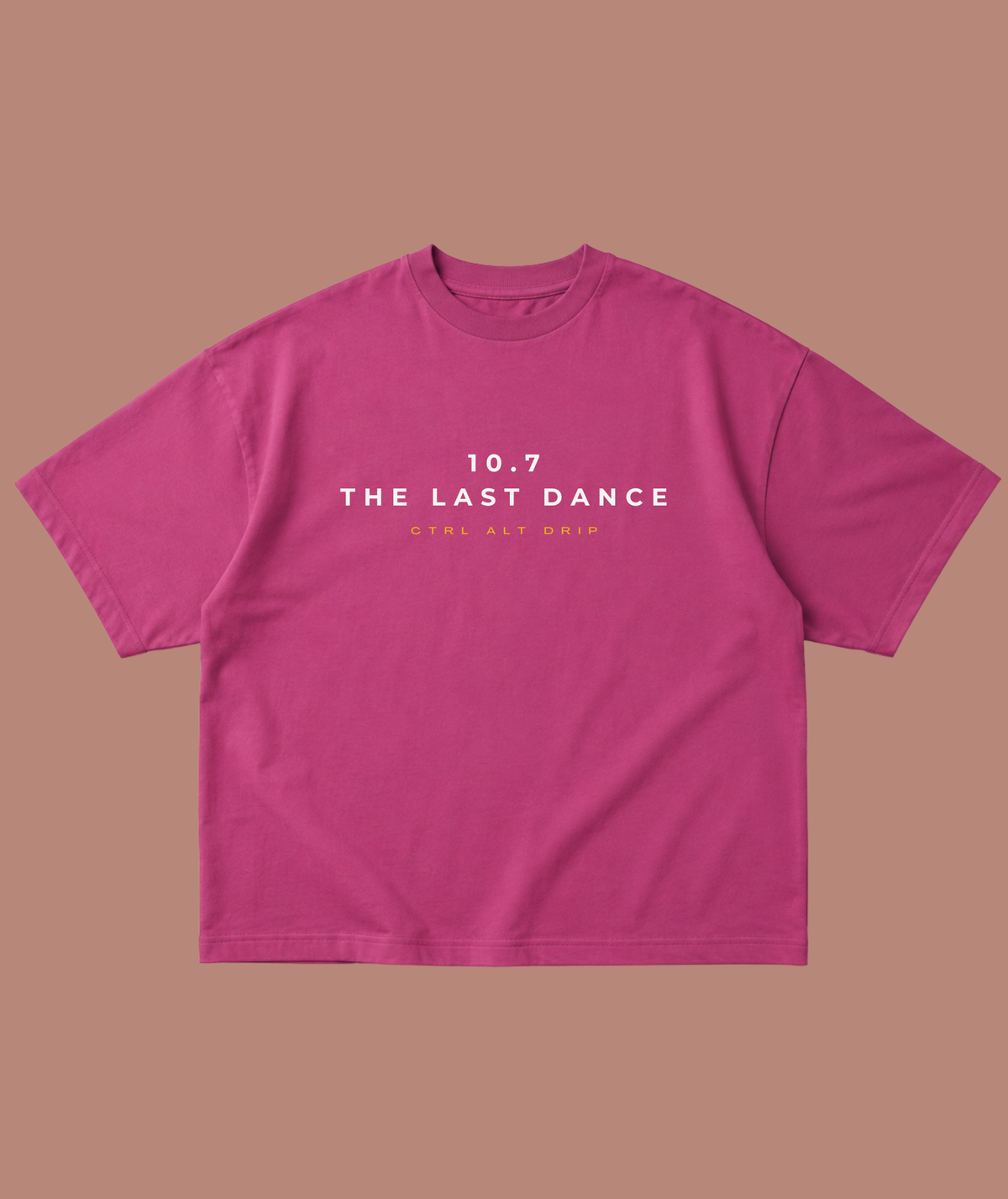 The Last Dance · Burgundy · Front · flat