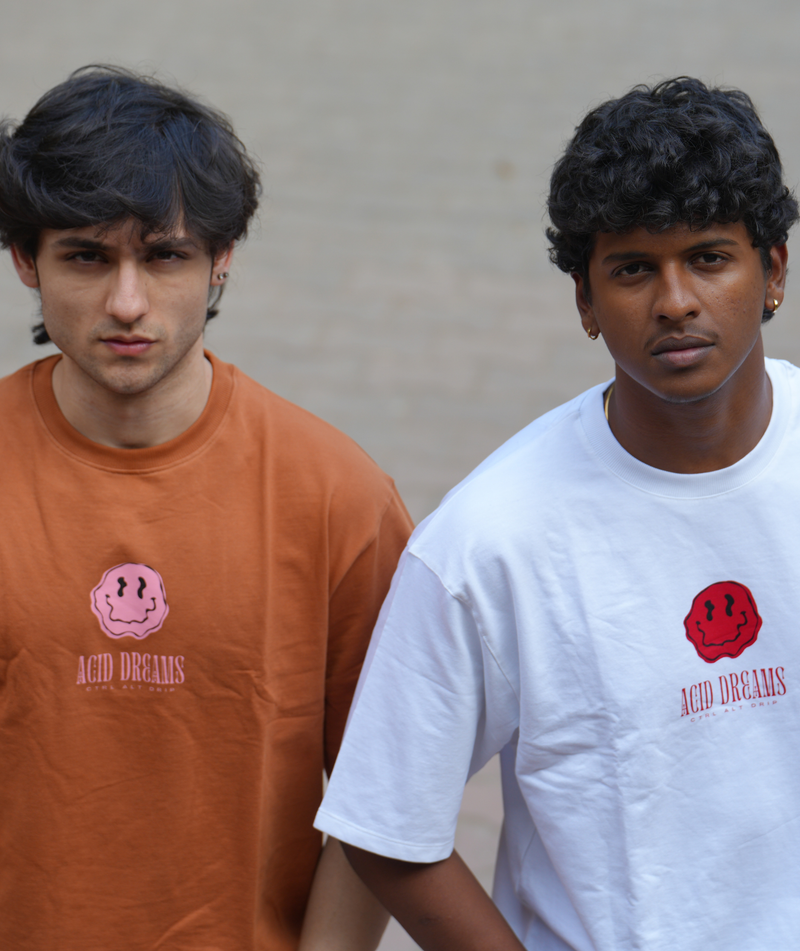 Acid Dreams with water-based eco print detail