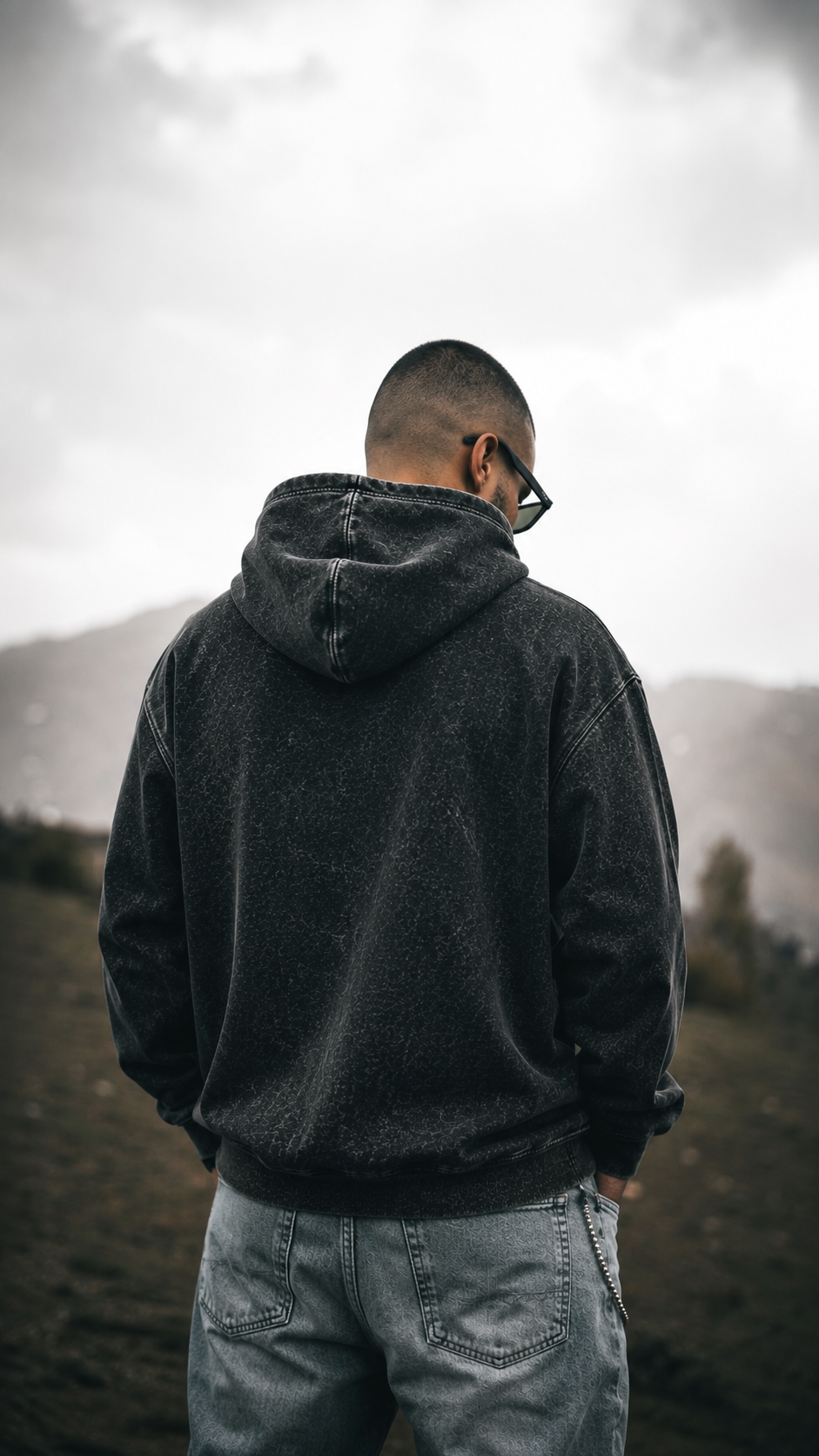 Midnight, Faded Hoodie