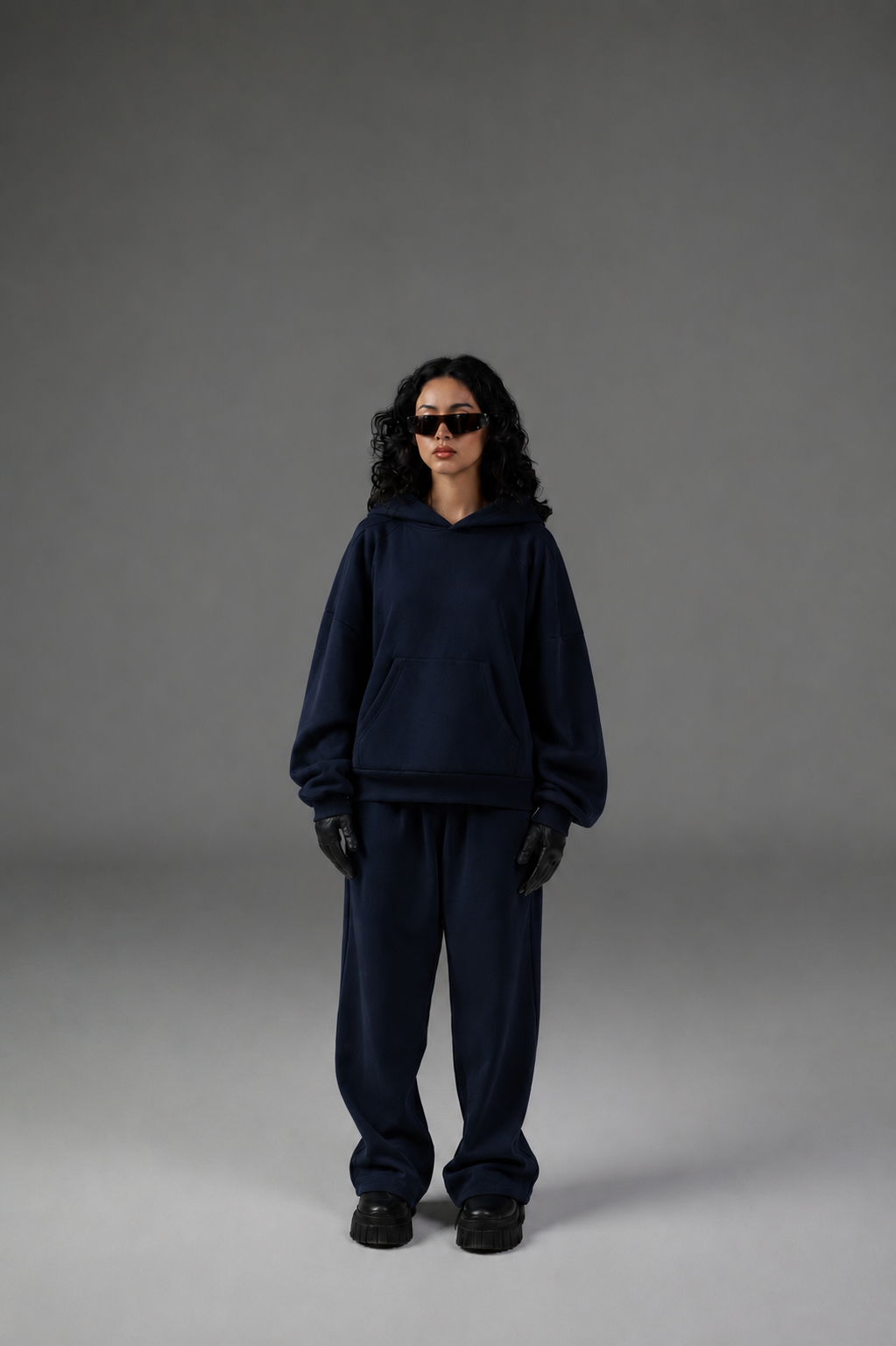 The Essential Hoodie in Navy