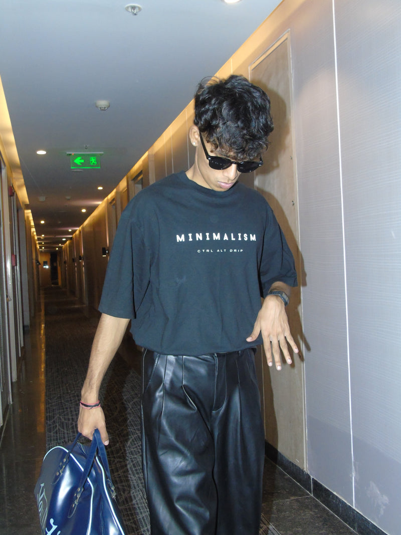 Minimalism tee styled for a clean look