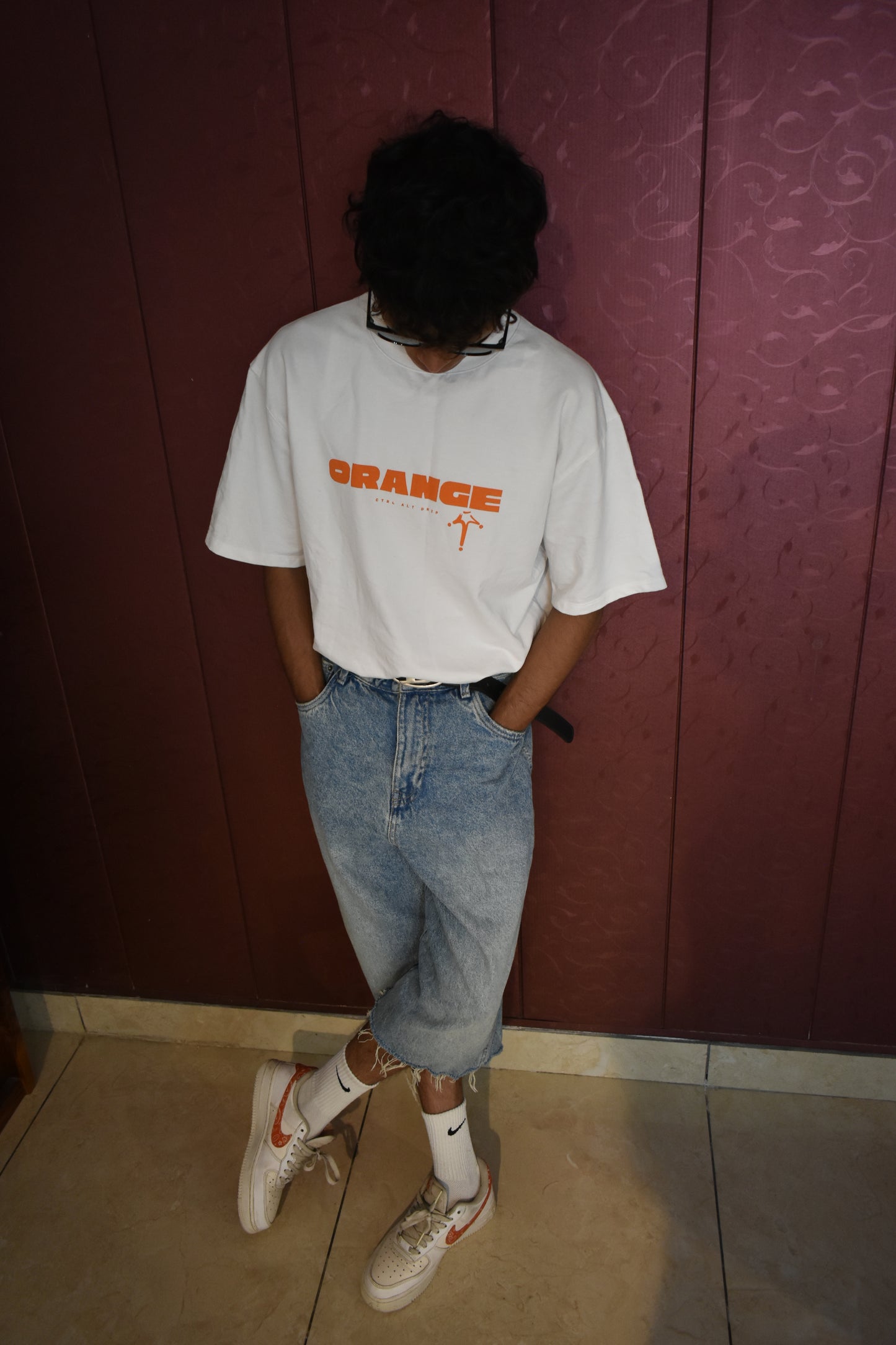 Orange among the grey!