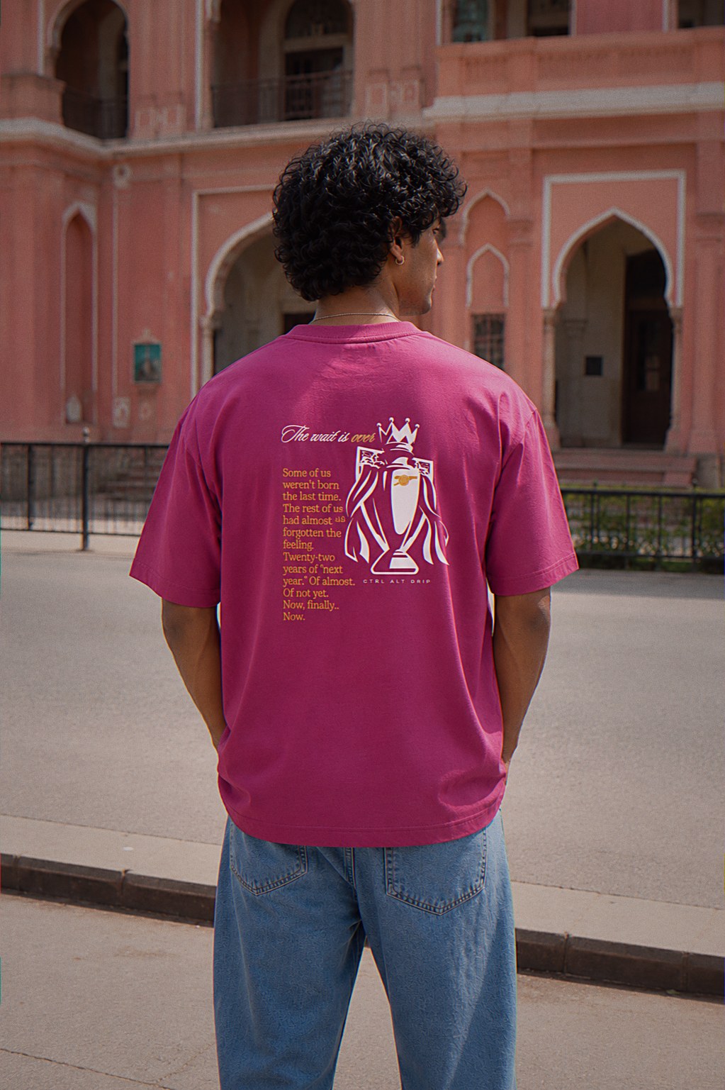The Wait Is Over · Burgundy · Back · alt